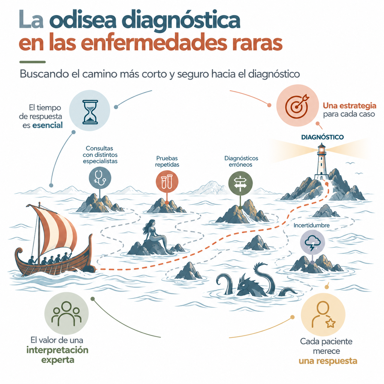 La odisea diagnostica en las enfermedades raras: el recorrido desde los primeros sintomas hasta el diagnostico genetico